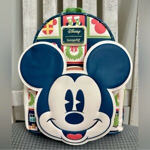 Loungefly Disney Mickey Mouse Holidays Backpack